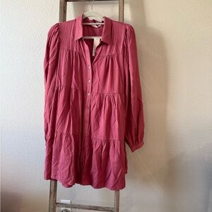 Francesca's Collections Rose Long Sleeve Dress